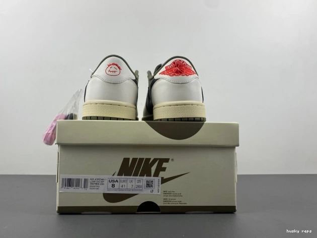 Cheap Husky DM7866-200 LOW 1 TRAVIS X AIR JORDAN MEDIUM OG OLIVE SCOTT 0728